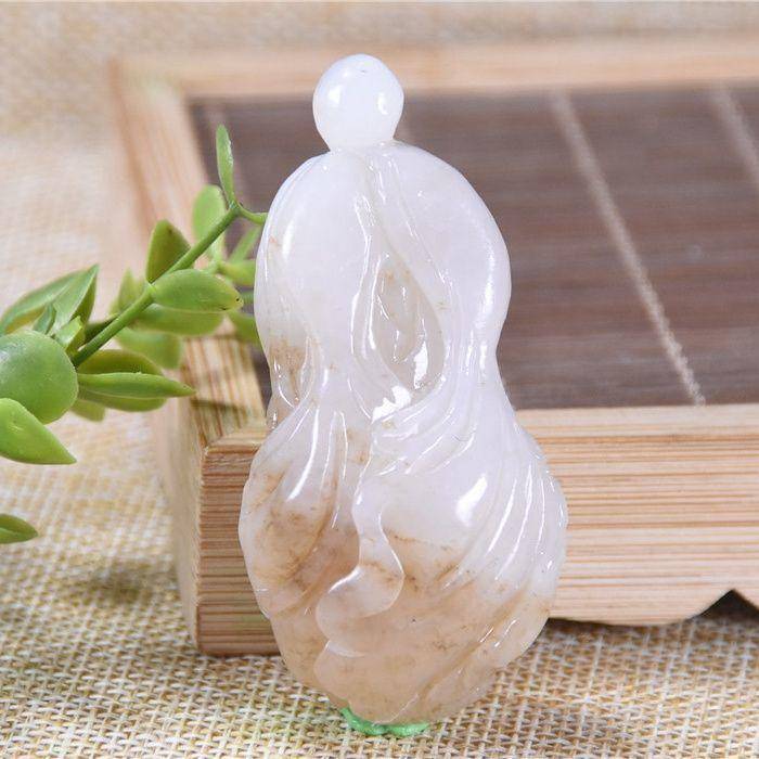 和田玉 糖料 发财大白菜图5