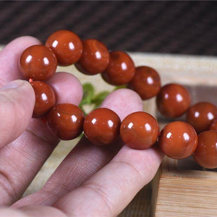 南红玛瑙 大珠 美手链图6
