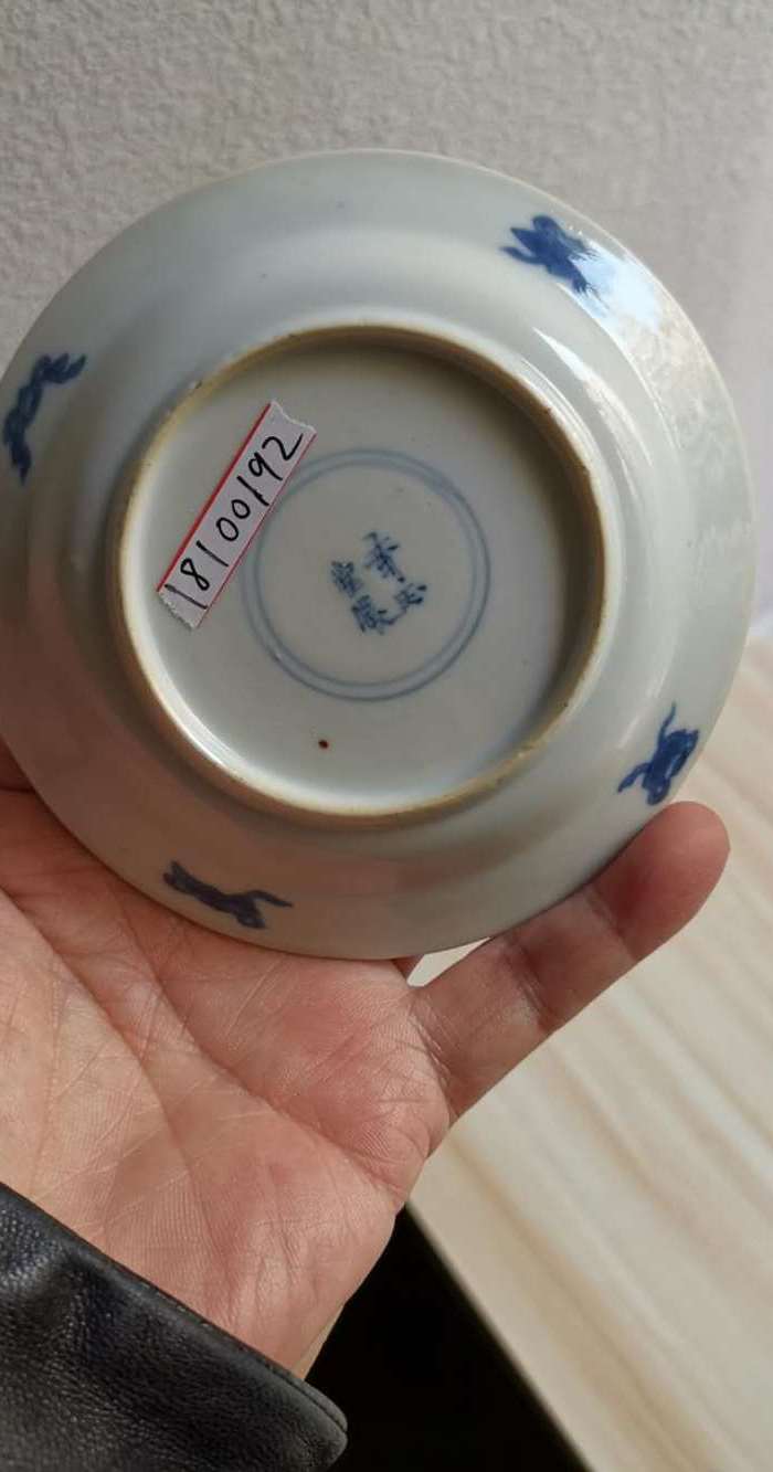 清.康熙人物故事小盘图4