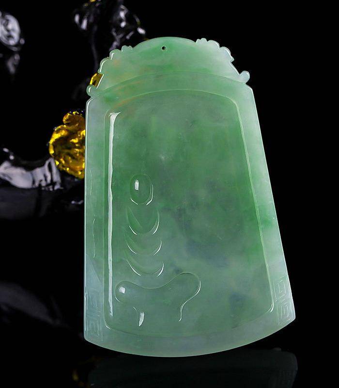 自然光实拍!天然A货好种绿观音图5