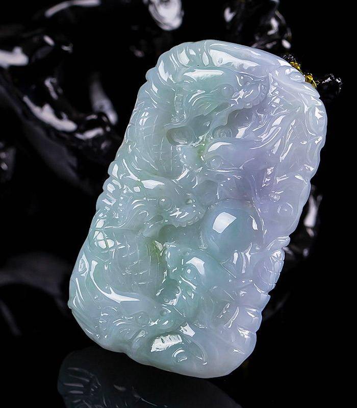 自然光实拍!天然A货好种九龙至尊图3