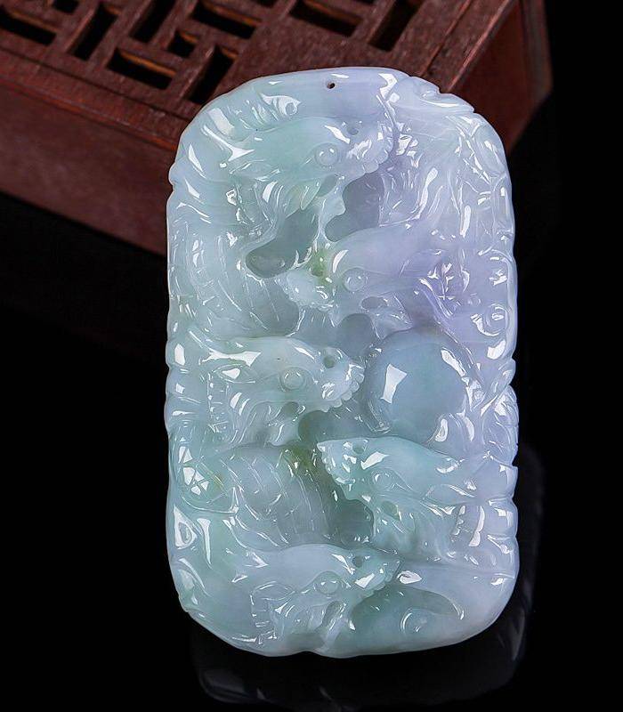 自然光实拍!天然A货好种九龙至尊图6