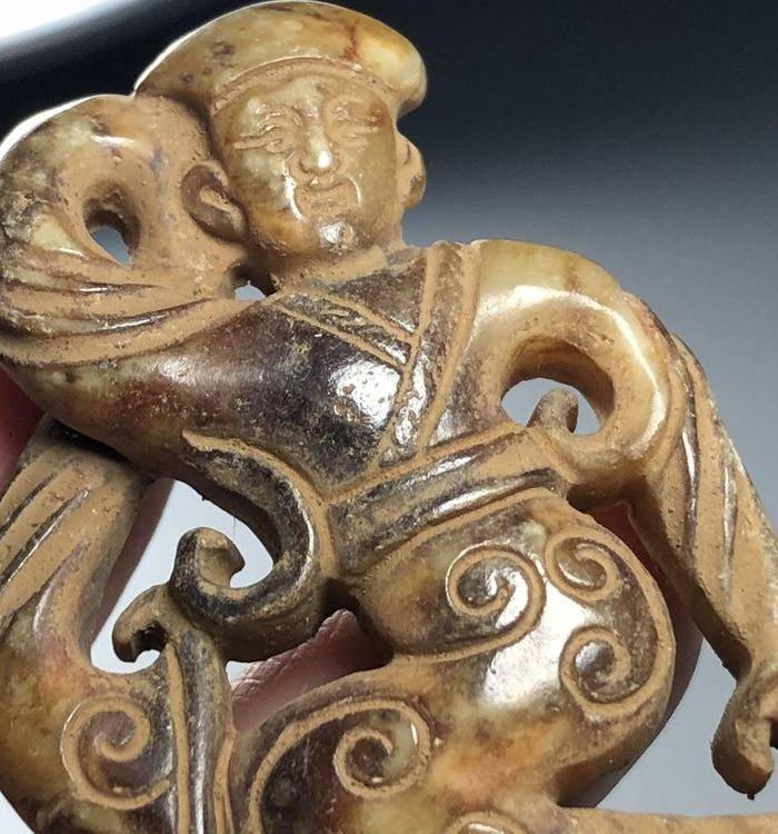 精品 收藏级 汉代玉舞人一件图6