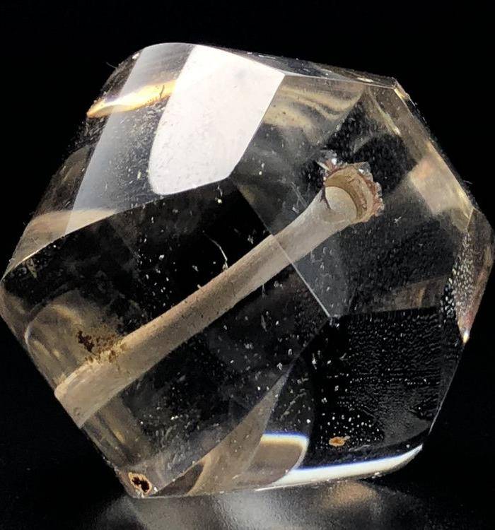 精品 收藏级 高古六棱水晶珠一颗图6