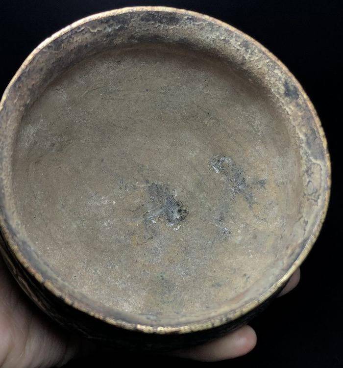 精品 收藏级 清代满工铜香炉一件图11