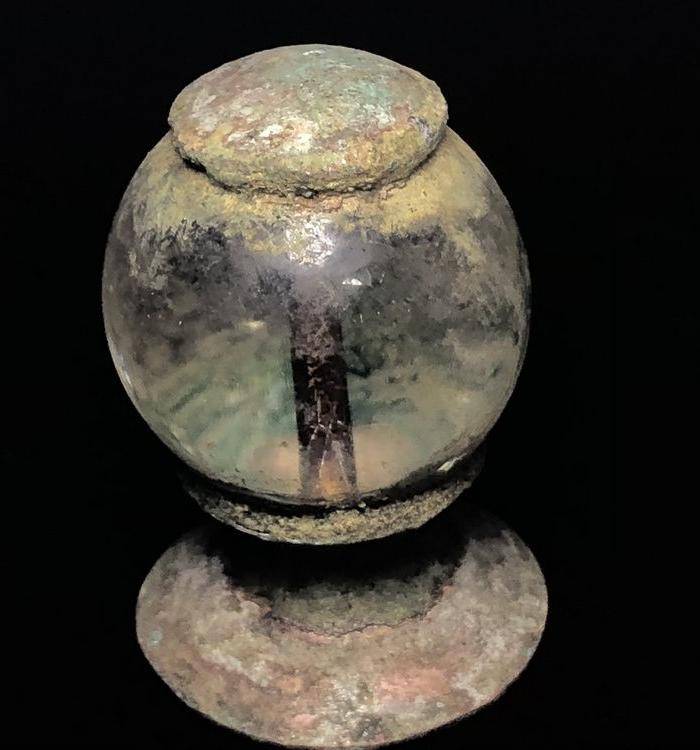 全品 清代正五品水晶官帽顶图4