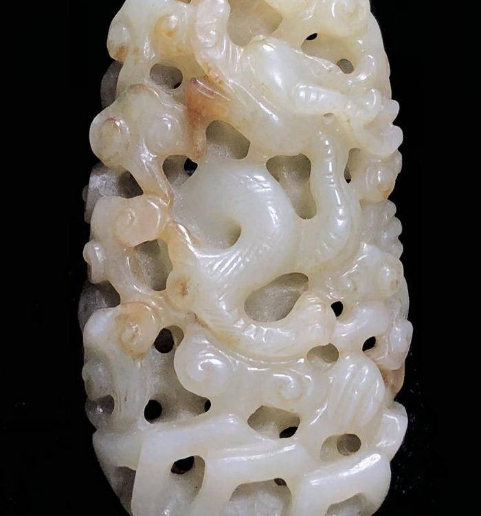 精品 回流 收藏级 明代圆雕龙纹雕件图3