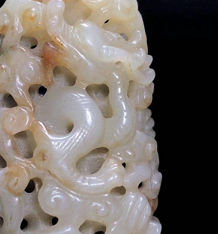 精品 回流 收藏级 明代圆雕龙纹雕件图7