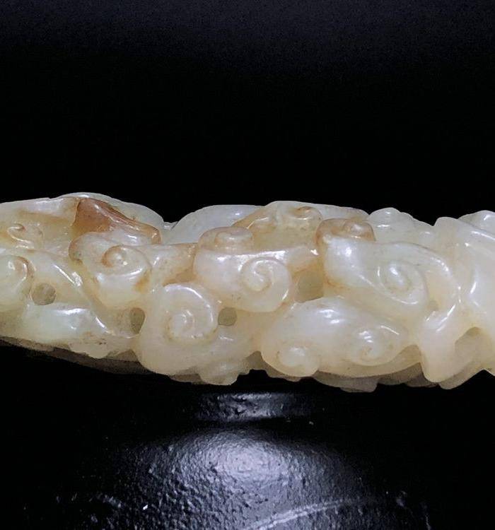 精品 回流 收藏级 明代圆雕龙纹雕件图9