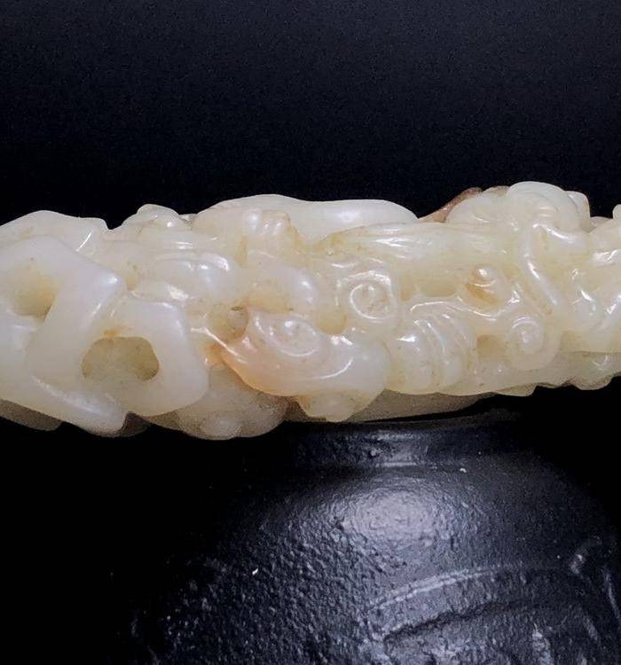 精品 回流 收藏级 明代圆雕龙纹雕件图10