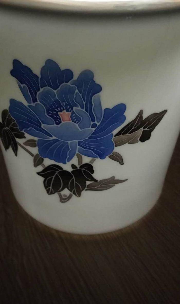 文革时期红官窑笔筒图2