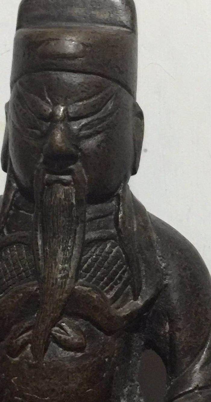 清代关云长有刻字款图12