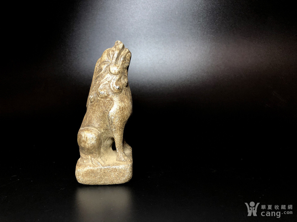 精品 清代石质望天吼石雕一件