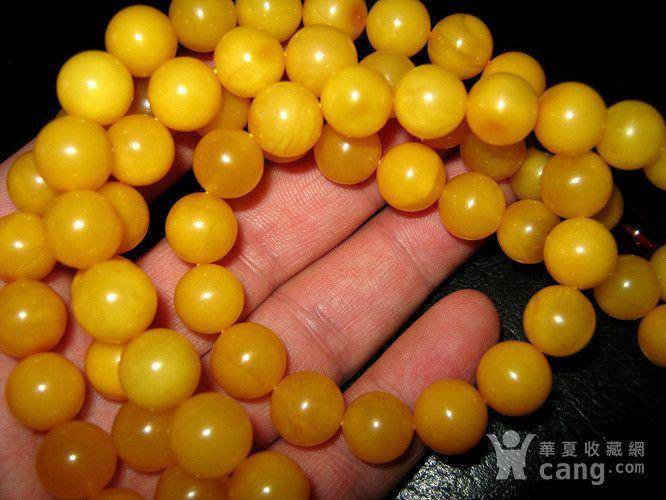 原矿波罗的海蜜蜡108佛珠 带权威证书图5