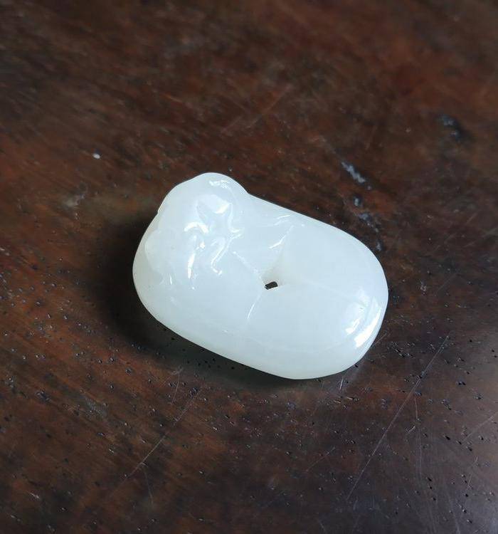 生肖玉坠 白度一级图2