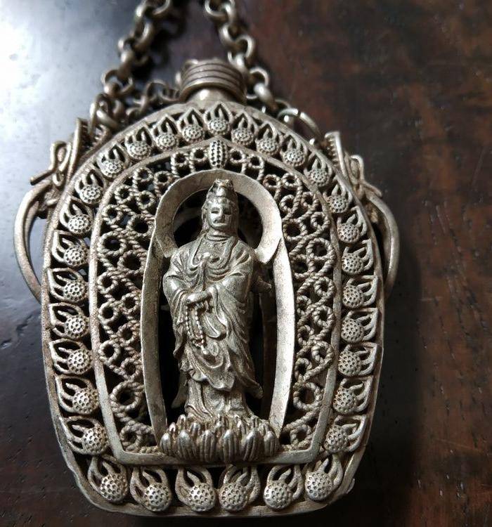 老纹银 年年有余如意香襄图3