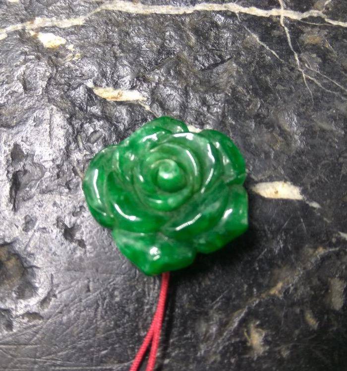 老翡翠大帽花 保真图2