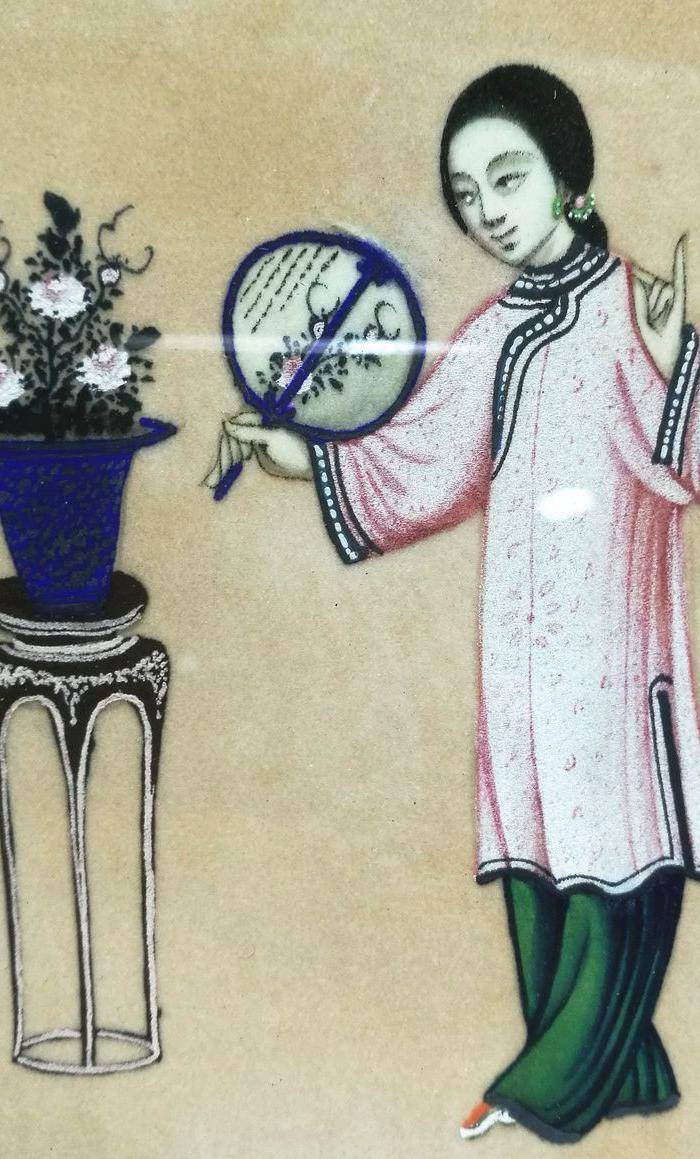 晚清 人物 通草画图2