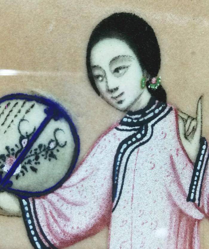 晚清 人物 通草画图3