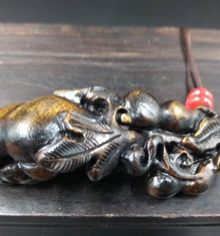 重器晚清 代代有福吊坠 亚洲料图3