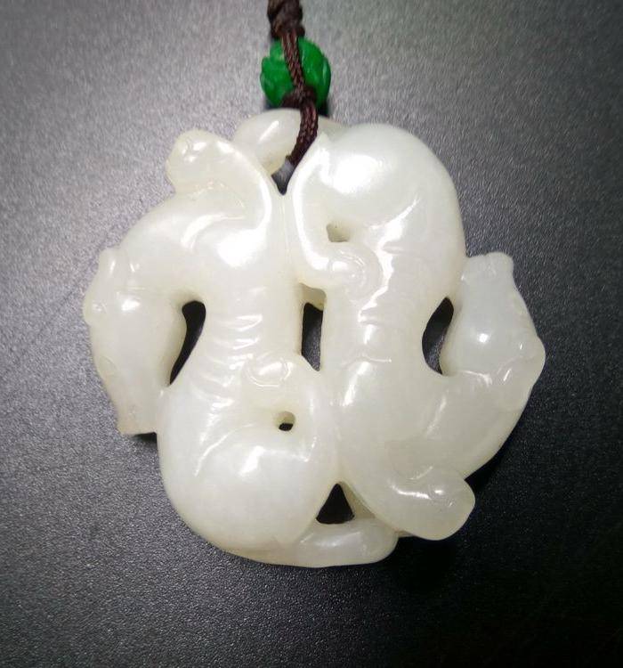 清代旧藏 双欢旺财把玩件图5