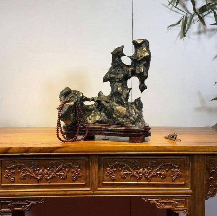 精美灵璧石摆件图7