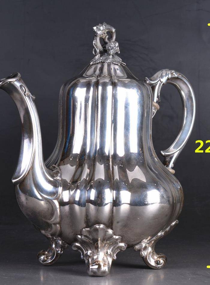 800银 欧式老茶具一套图4
