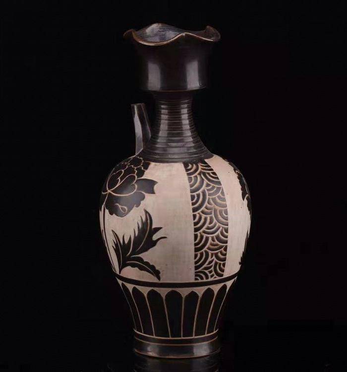 旧藏磁州窑鸡首壶图8