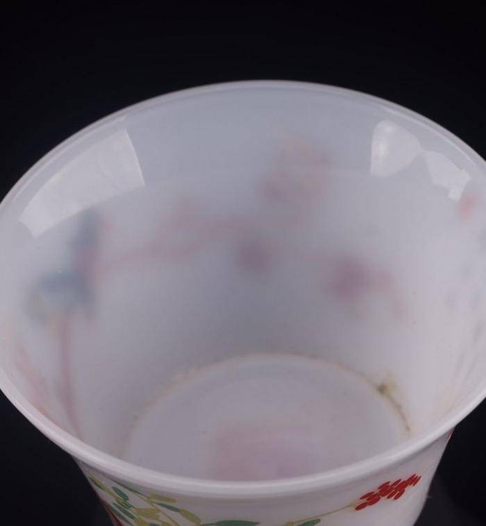 清乾隆年制诗文琉璃杯图4