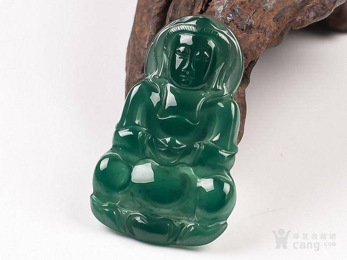 本场精品推荐,冰种木那料,蓝水观音3图3