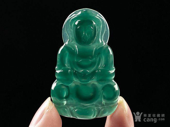 本场精品推荐,冰种木那料,蓝水观音3图5