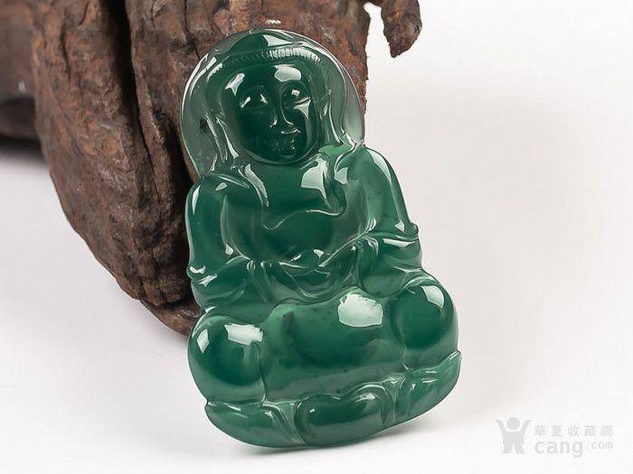 本场精品推荐,冰种木那料,蓝水观音4图2