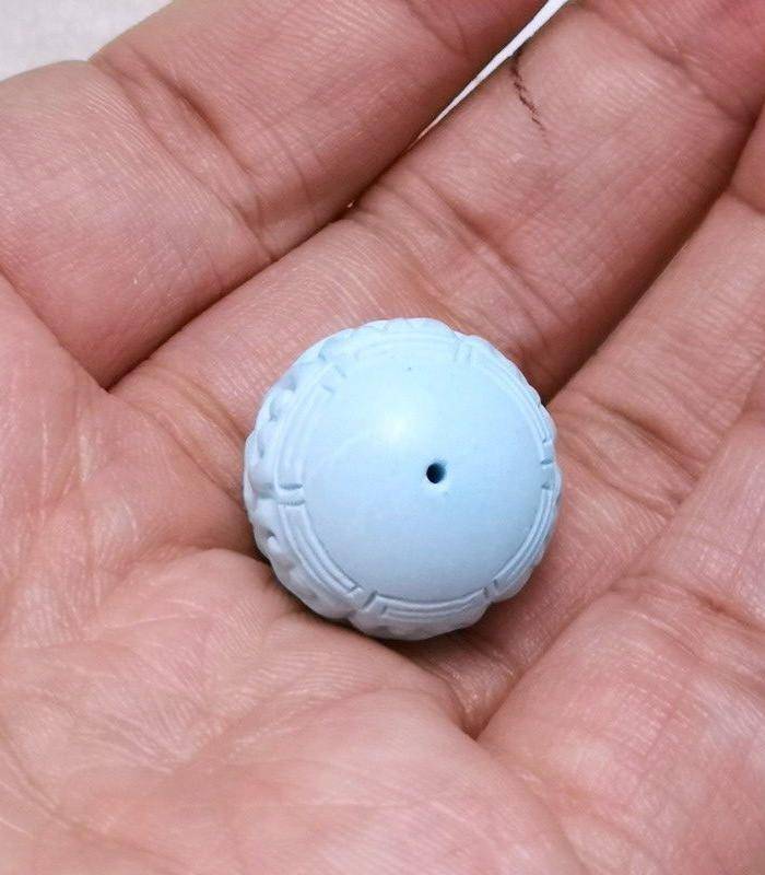 保真精品9.88克高瓷原矿松石回纹珠图8