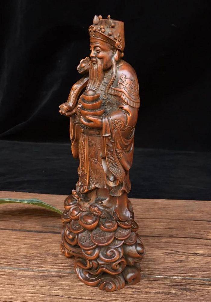 黄杨木 财神 图5