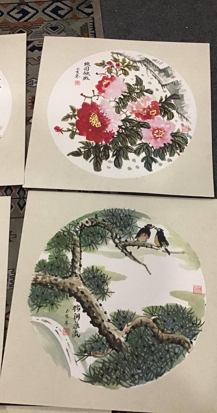 浙江老画家周宇华作品5件图3