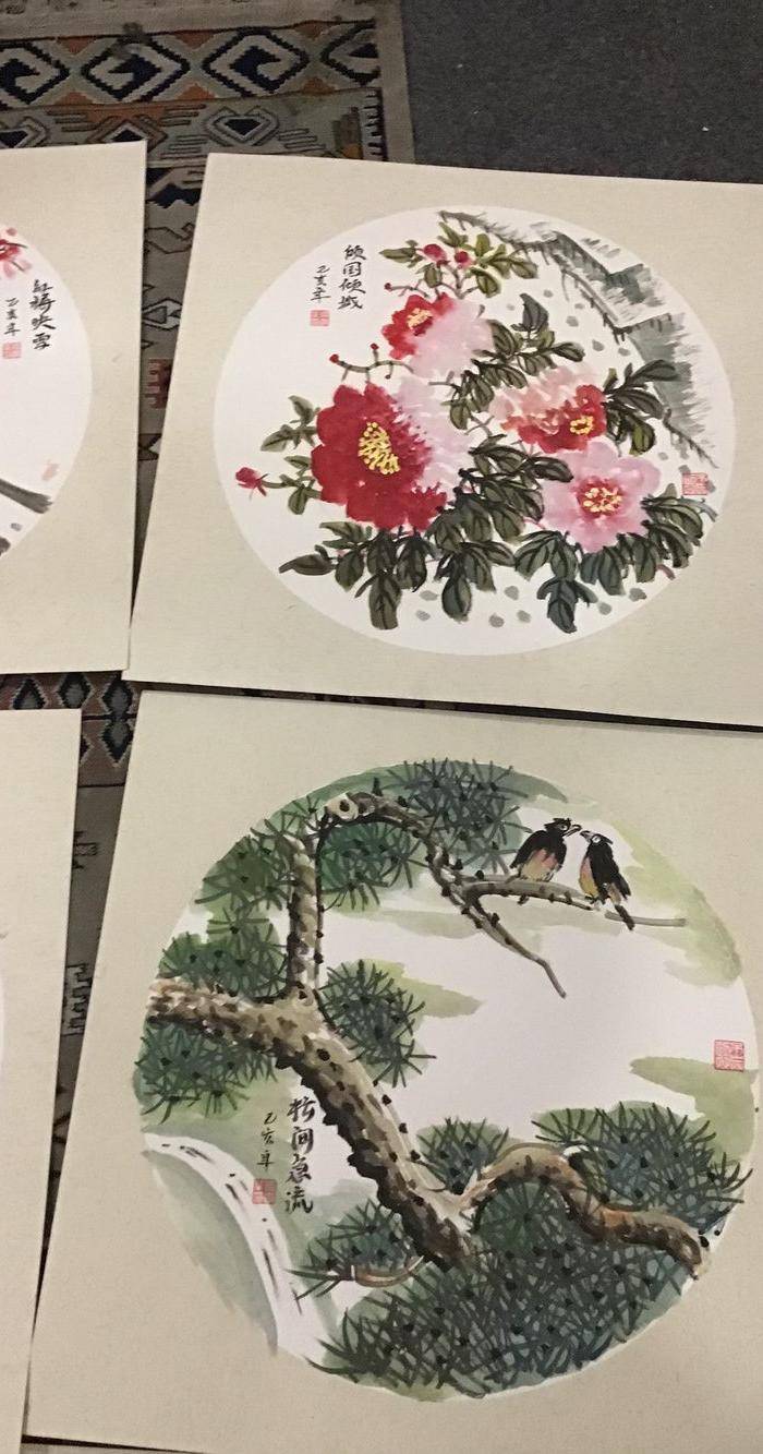 浙江老画家周宇华作品5件图4