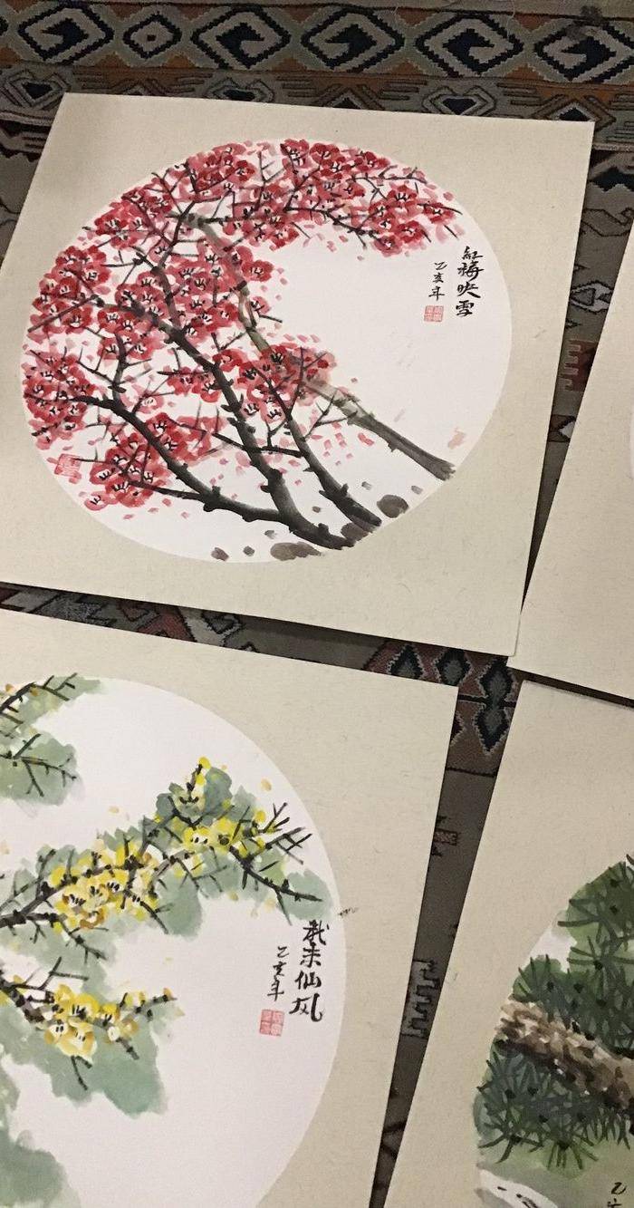 浙江老画家周宇华作品5件图5
