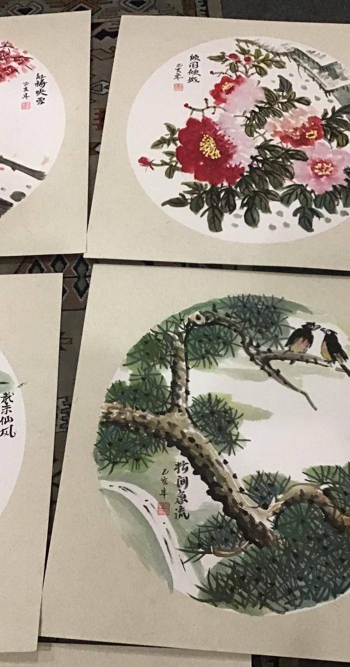 浙江老画家周宇华作品5件图10