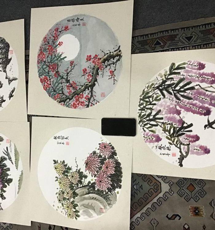 浙江老画家周志华作品5件图3