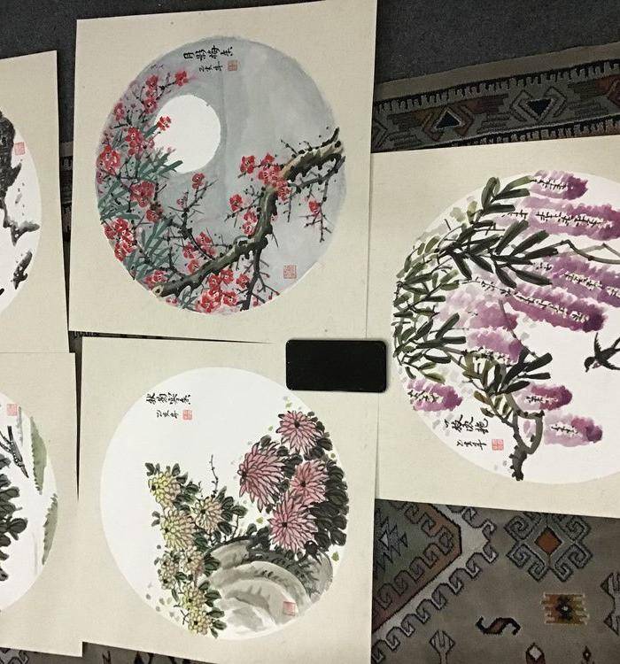 浙江老画家周志华作品5件图4