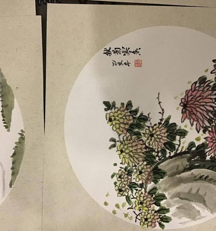浙江老画家周志华作品5件图7