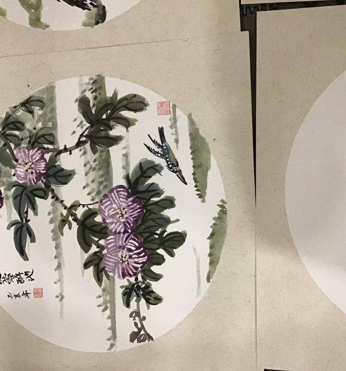 浙江老画家周志华作品5件图8