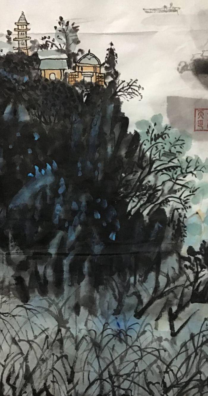 回流名家山水风光作品一件图7