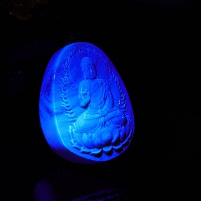 棕红缅甸琥珀阿弥陀佛吊坠 31KR31图10