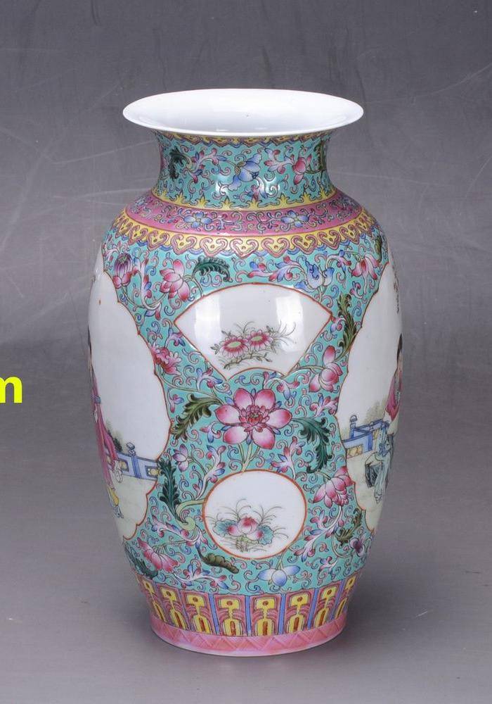 五六七精品 粉彩人物故事灯笼瓶图2