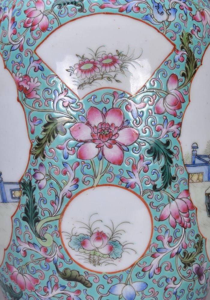 五六七精品 粉彩人物故事灯笼瓶图9