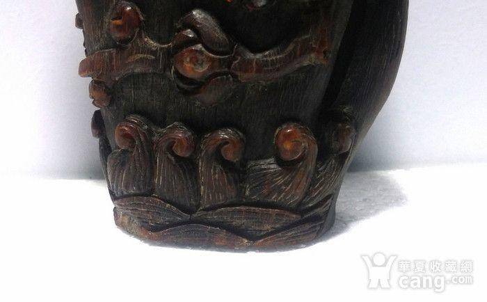重器 明 角雕梅花杯图3