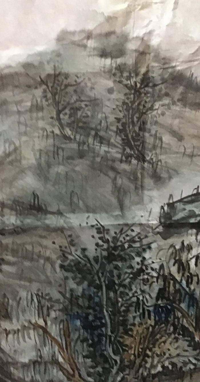 浙江画院 吕幼纲山水大画图4