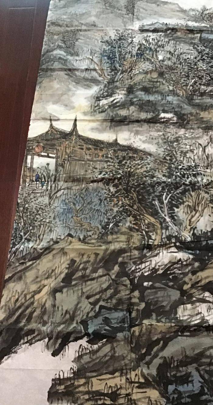 浙江画院 吕幼纲山水大画图9