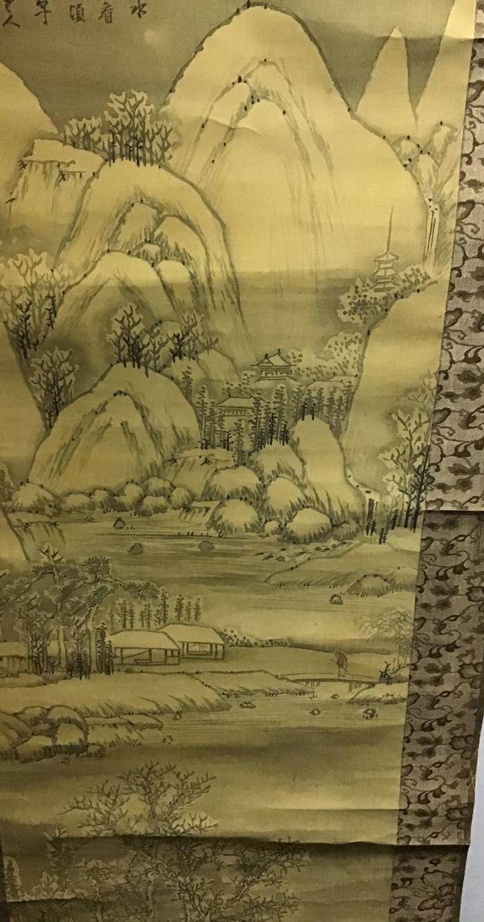 回流清中早期 绢本雪景图12